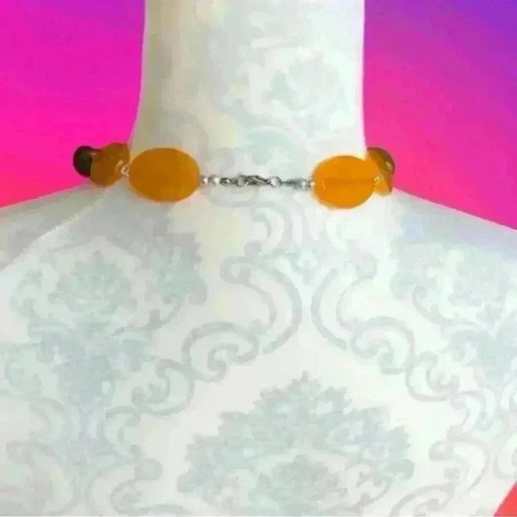 Vintage  Agate necklace - Picture 3 of 6